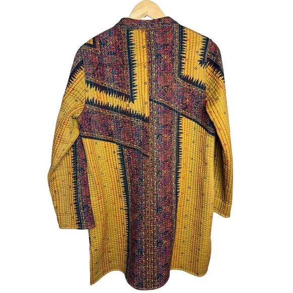 Rara Avis by Iris Apfel Quilted Kantha Fabric Jacket Sz. M - Picture 3 of 9